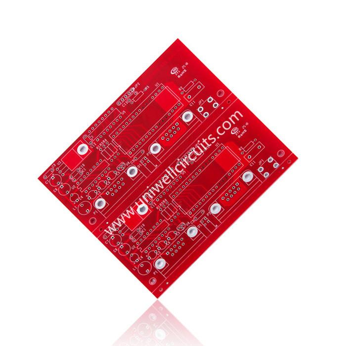 Red Solder Mask วงจรไฟฟ้า